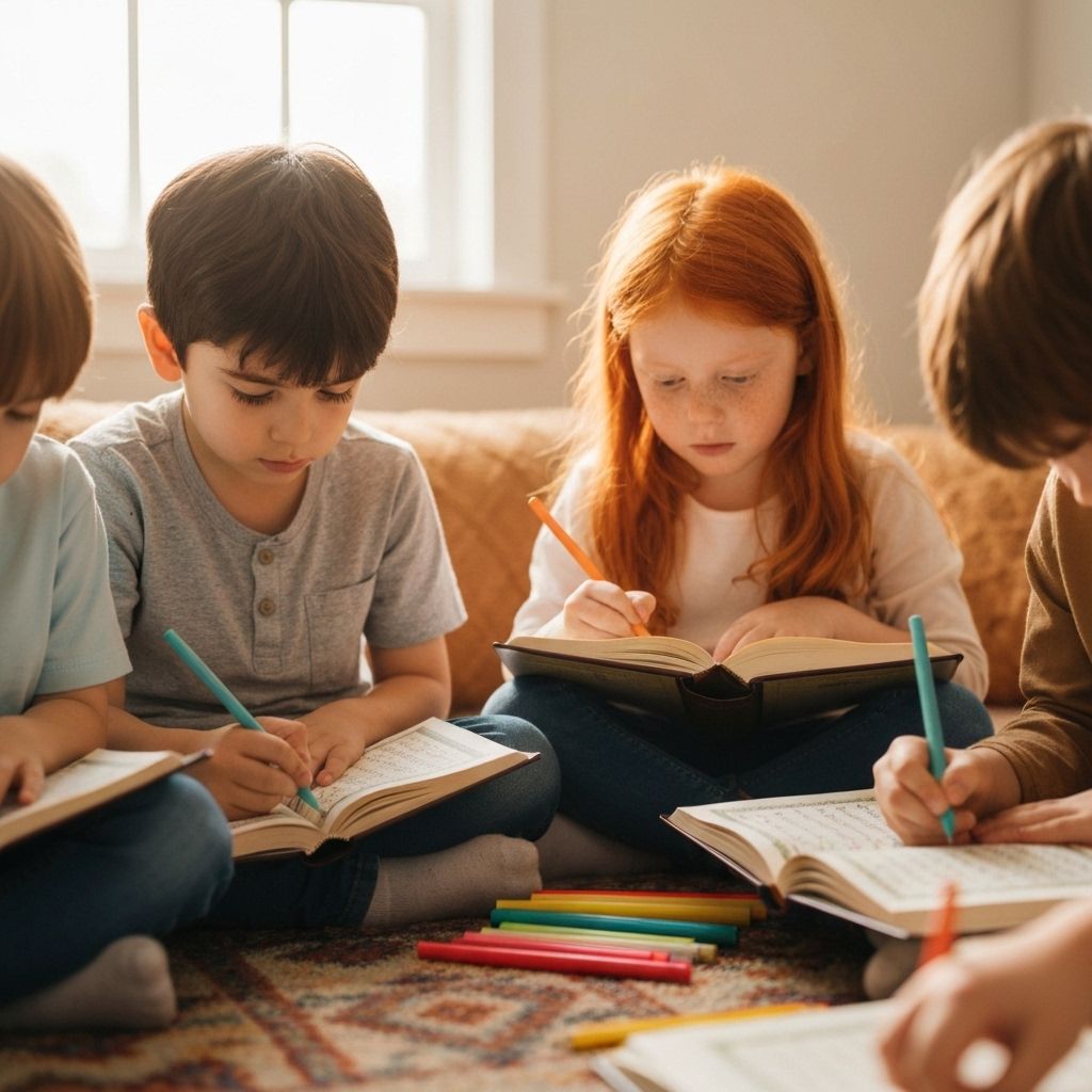 Students studying together