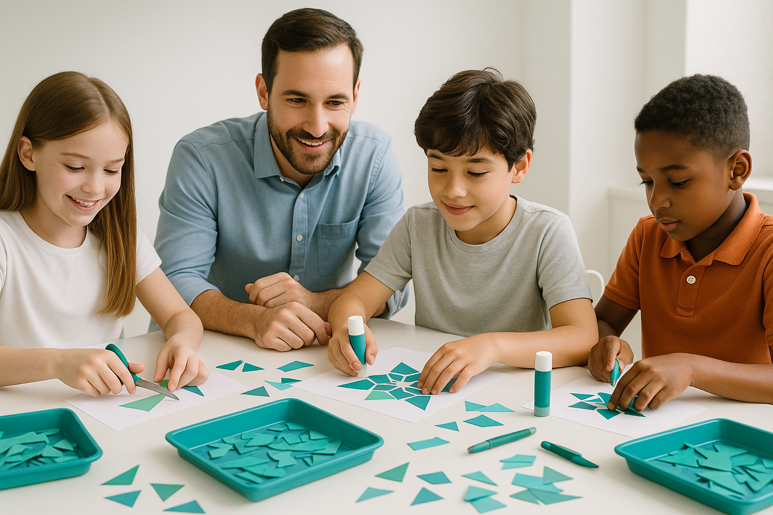 Students learning through activities