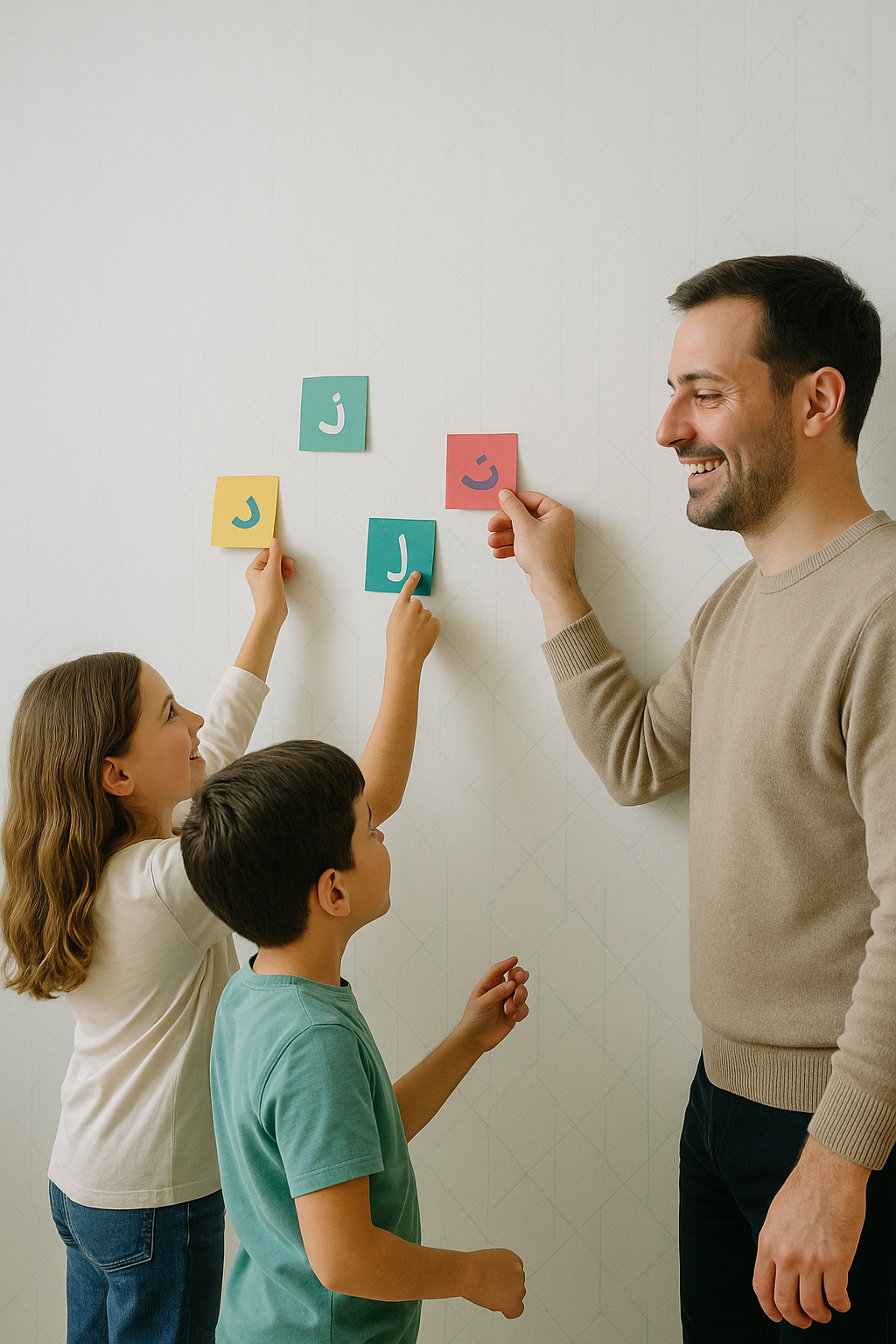 Children in Islamic classroom